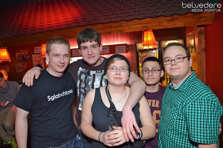 Konfetti-Party im Sax