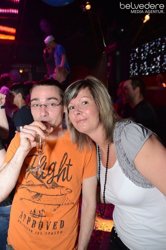 Konfetti-Party im Sax