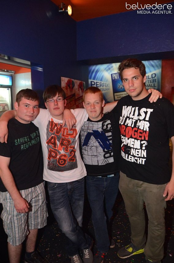 Konfetti-Party im Sax