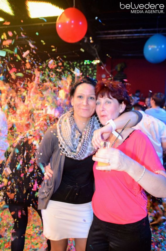 Konfetti-Party im Sax