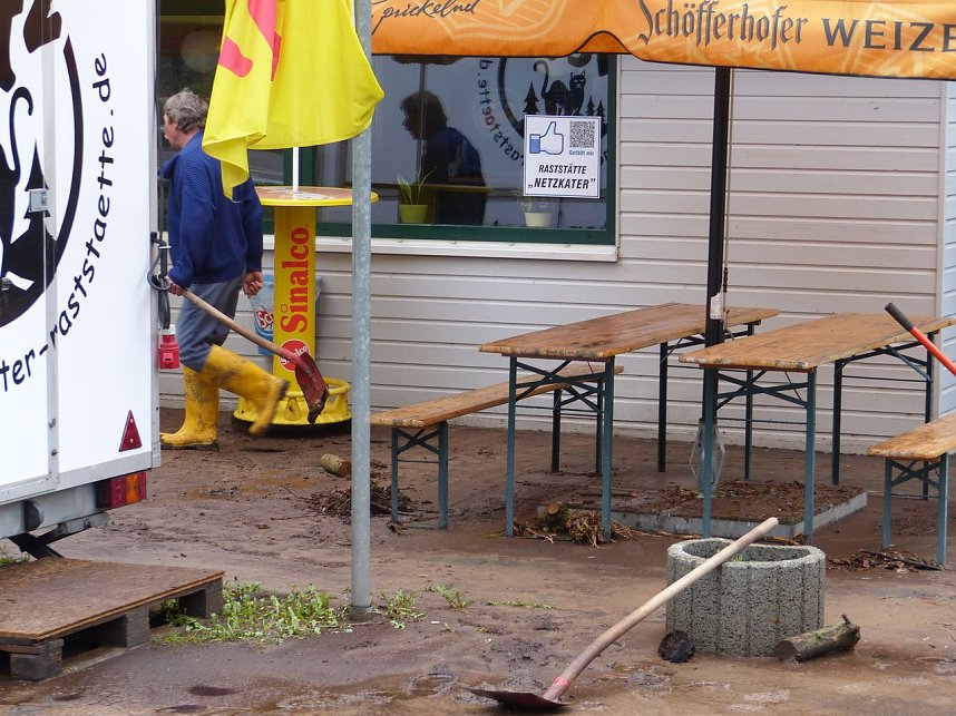 Spuren des Unwetters