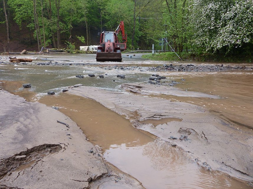 Spuren des Unwetters