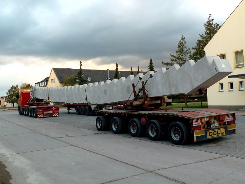 Fertigteil f&uuml;r Stadion in Essen