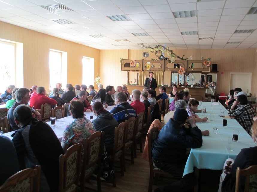 Versammelte Mitarbeiter