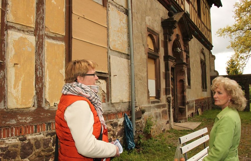 Landr&auml;tin Birgit Keller im Spiegelschen Haus zu Werna
