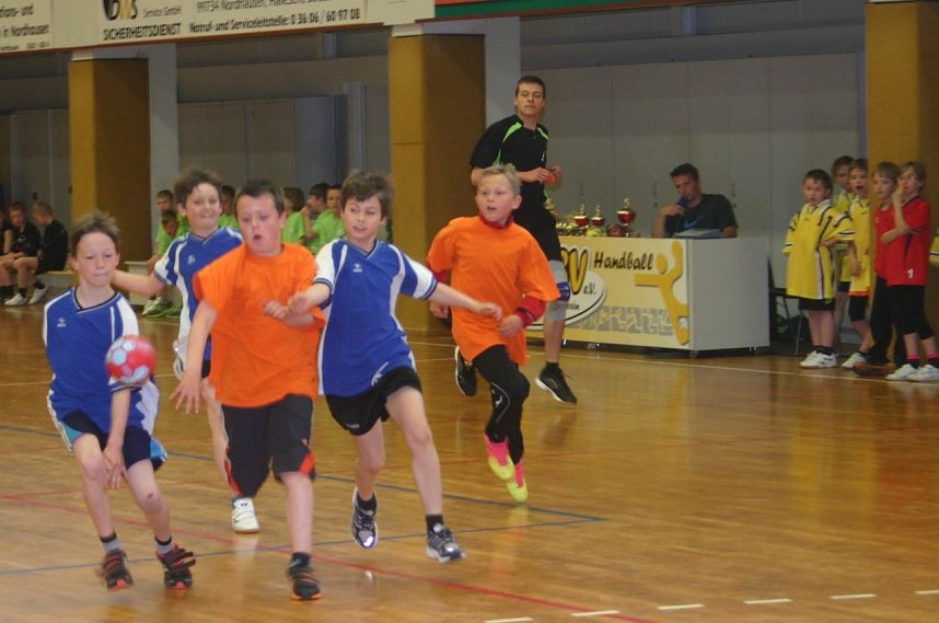 Mit viel Elan Ran an den Ball