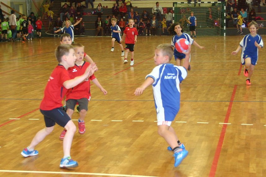 Mit viel Elan Ran an den Ball