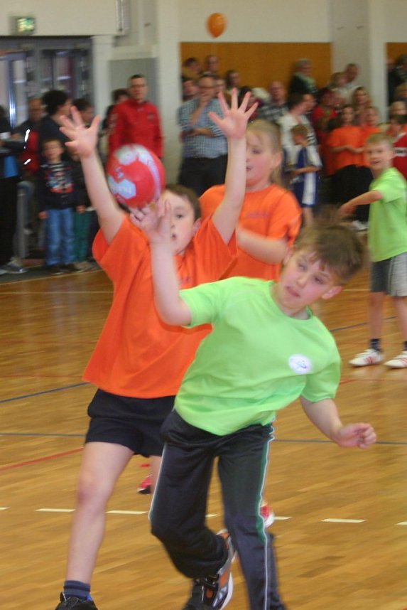 Mit viel Elan Ran an den Ball