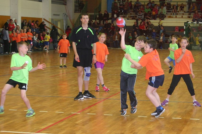 Mit viel Elan Ran an den Ball