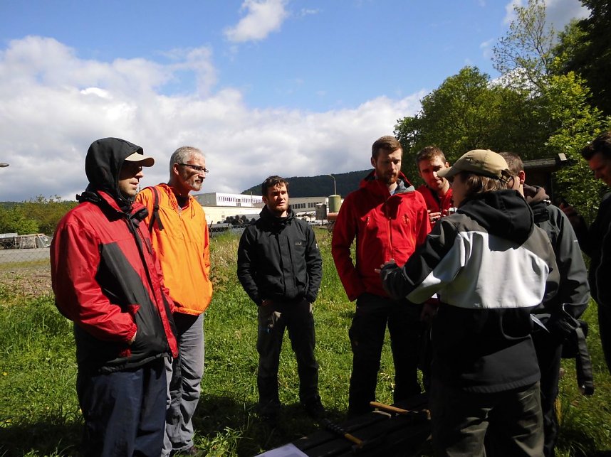 Begehung an der Langen Wand