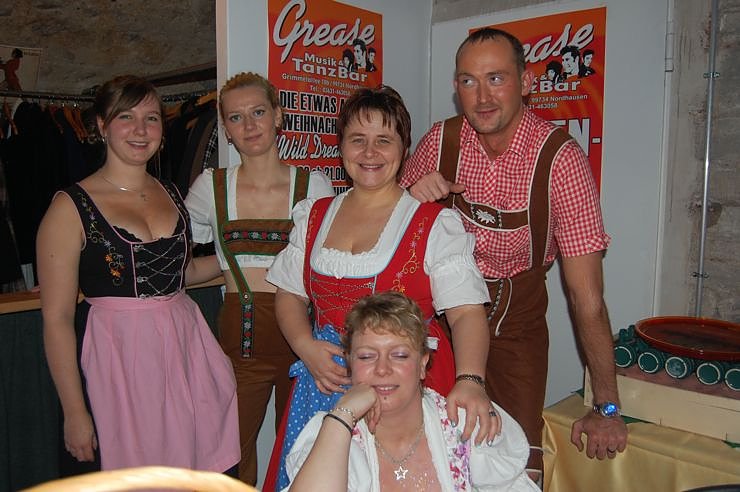 H&uuml;tten Gaudi im Grease.NNZ-City Scout on Tour