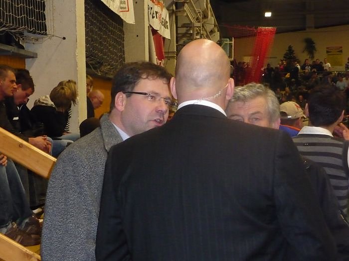 Abschied in der Halle