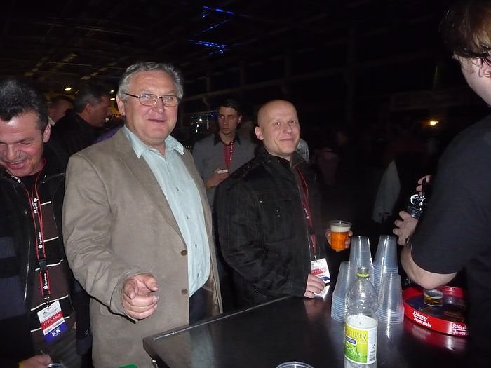 Abschied in der Halle