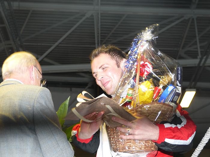 Abschied in der Halle