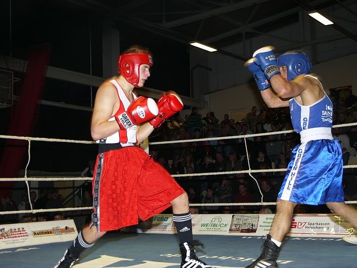 Abschied in der Halle