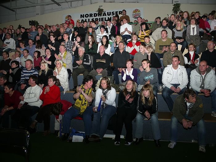 Abschied in der Halle