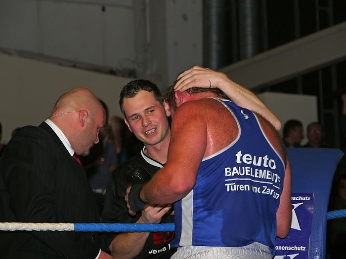 Abschied in der Halle