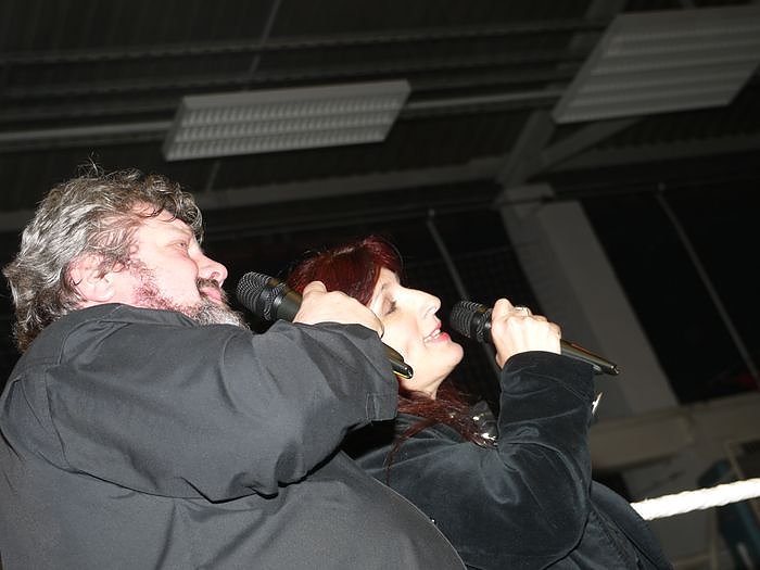 Abschied in der Halle