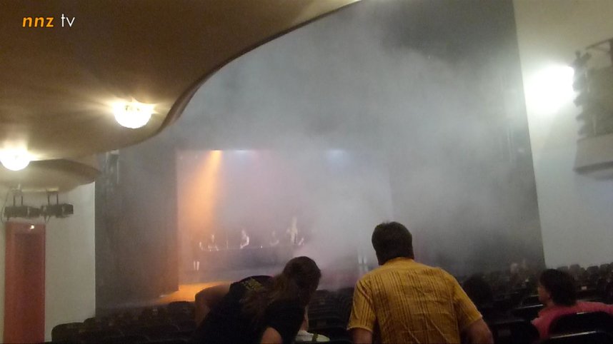 Eine etwas andere Probe im Theater