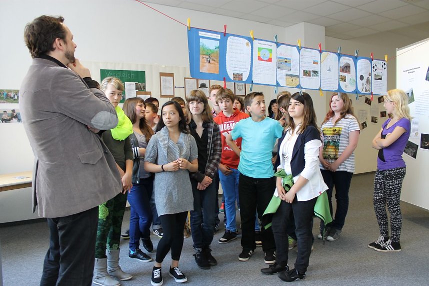 Vergangenen Freitag in Erfurt. Im Gespr&auml;ch mit Drehbuchautor Oliver Keidel.