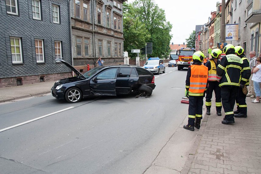 Crash in der Grimmelallee