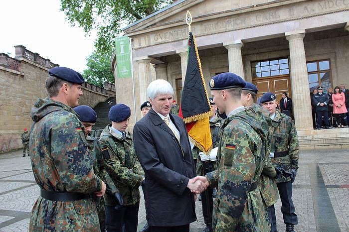 &Ouml;ffentliche Vereidigung in Sondershausen