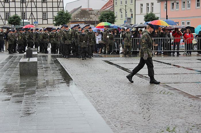 &Ouml;ffentliche Vereidigung in Sondershausen