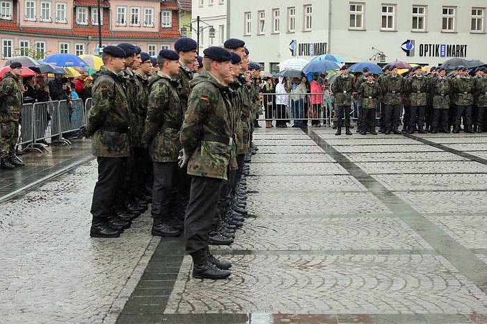 &Ouml;ffentliche Vereidigung in Sondershausen