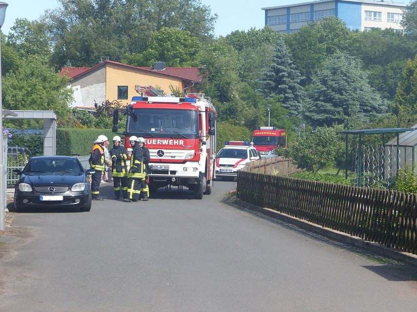 Feuer in der Vogelsiedlung