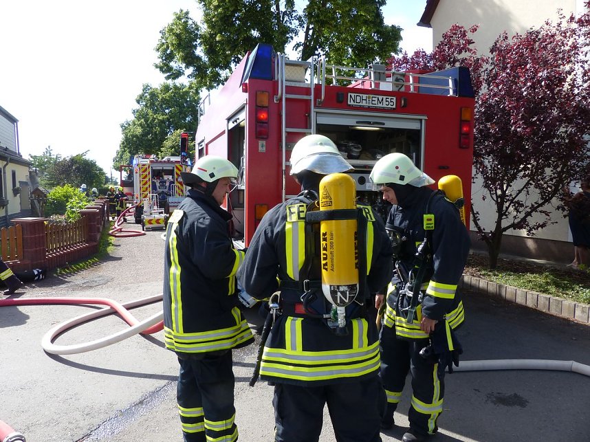 Feuer in der Vogelsiedlung
