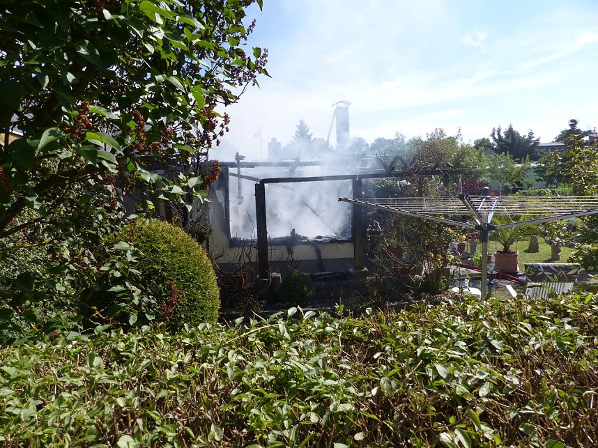 Feuer in der Vogelsiedlung