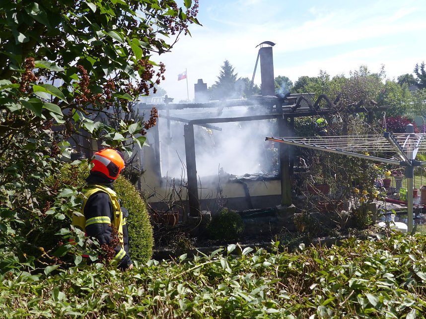 Feuer in der Vogelsiedlung