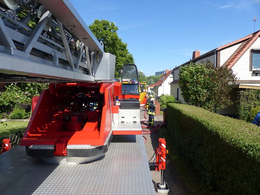 Feuer in der Vogelsiedlung