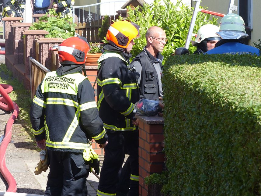 Feuer in der Vogelsiedlung
