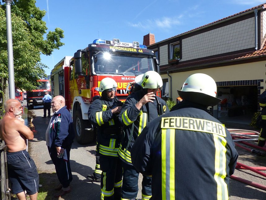 Feuer in der Vogelsiedlung