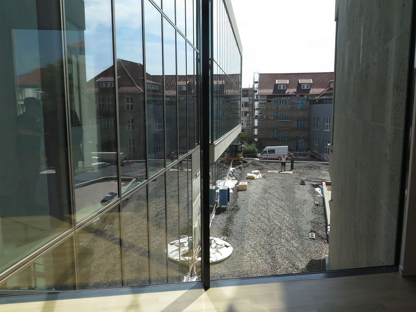 Besuch im B&uuml;rgerhaus: Blickachse