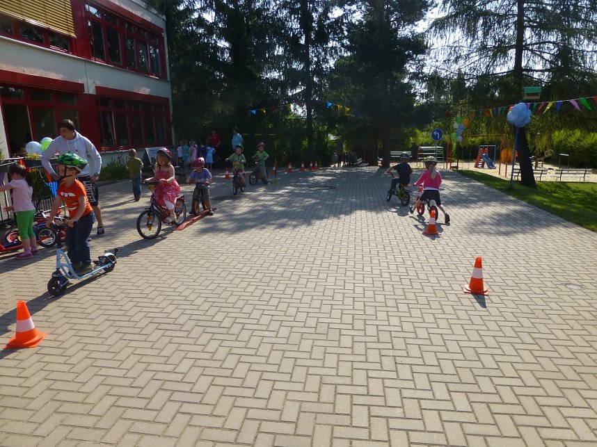 Mit Begeisterung bei Verkehrserziehung