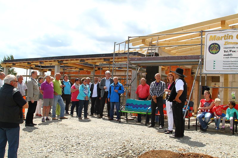 Richtfest an Sollstedter Festhalle