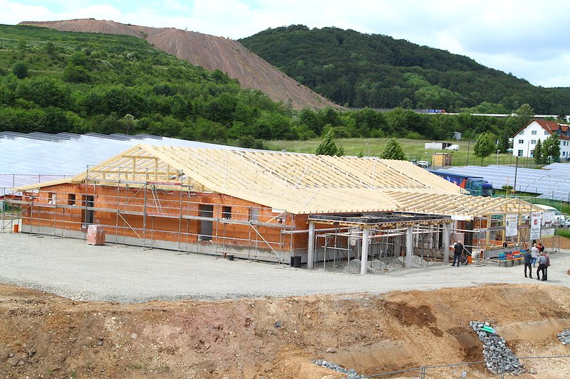 Richtfest an Sollstedter Festhalle