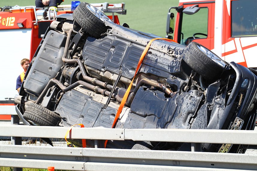 Unfall auf der A 38 Richtung G&ouml;ttingen