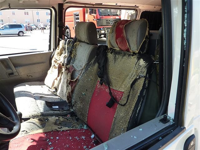 Explosion auf Aldi-Parkplatz