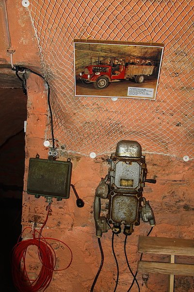 Bergbaustollen im Gutshaus