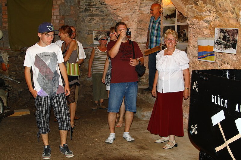 Bergbaustollen im Gutshaus