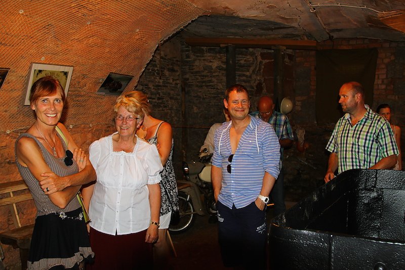 Bergbaustollen im Gutshaus