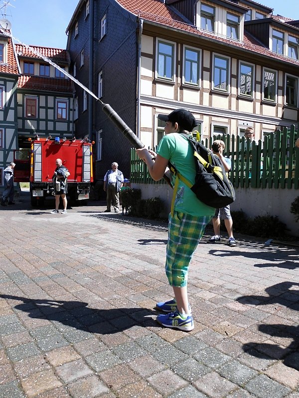 Historische L&ouml;sch&uuml;bungen im Tabakspeicher