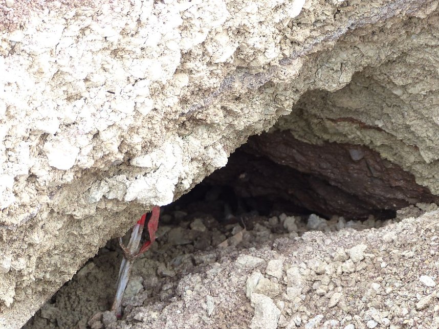 Erdfall an der Frauenberger Stiege