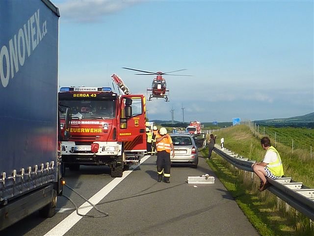 Unfall auf der A 38