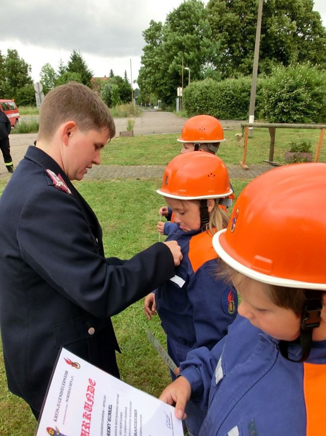 Gold f&uuml;r Jugendfeuerwehr