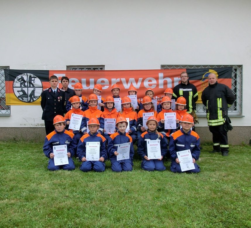 Gold f&uuml;r Jugendfeuerwehr