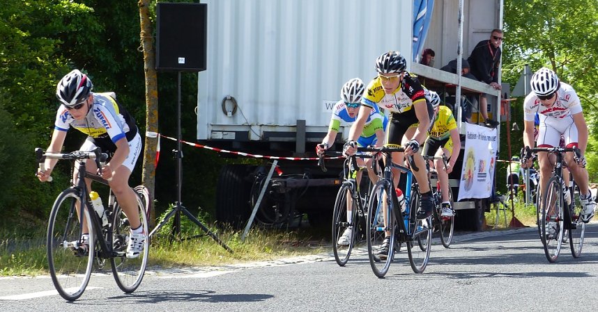 Erik bei Start und Ziel